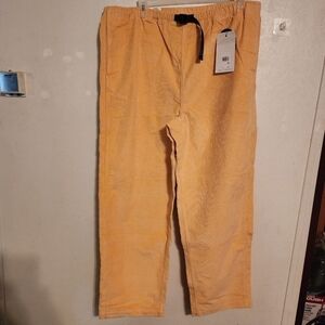 Levi's Skateboarding Quick Release Pants Men's Sz XXL NWT-Apricot Cream Yellow